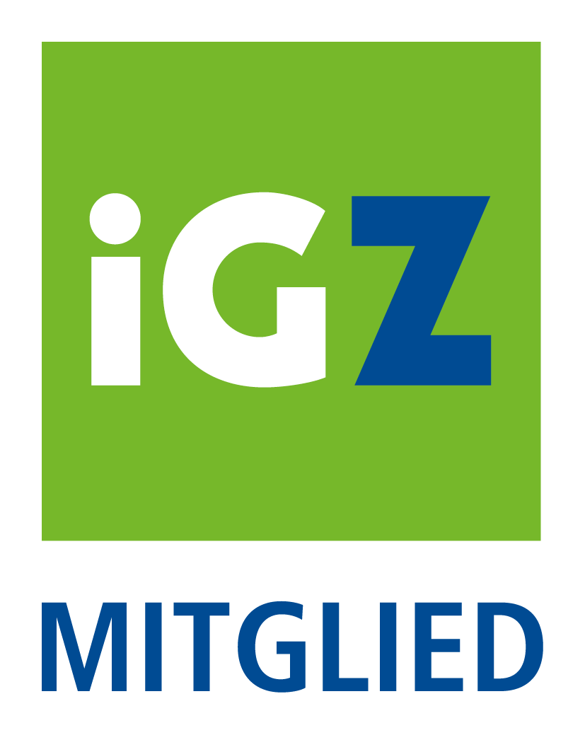 Wir sind IGZ Mitglied!